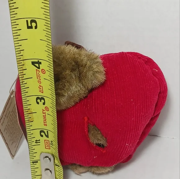 Boyds Bear QVC Calendar monthly Peeker Septembeary September Red Apple - Picture 6 of 6